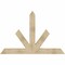 Ekena Millwork Saratoga Rough Sawn Timber Gable Bracket, Douglas Fir, 72"W x 48"H x 6"D x 6"F, 16/12 Pitch GBW072X48X0606SAR00RDF - alternate 1